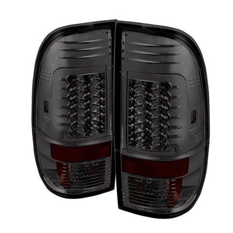 Ford F250/350/450/550 Super Duty 08-13 Version 2 LED Tail Lights - Smoke