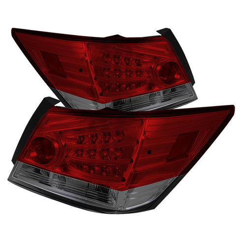 Honda Accord 08-10 4DR LED Tail Lights - Red Smoke