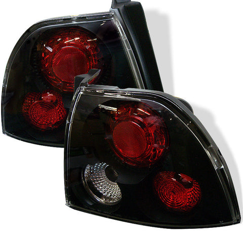 Honda Accord 94-95 Euro Style Tail Lights - Black