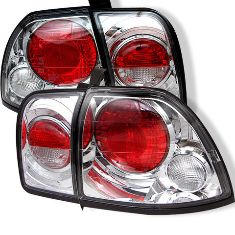 Honda Accord 96-97 Euro Style Tail Lights - Chrome