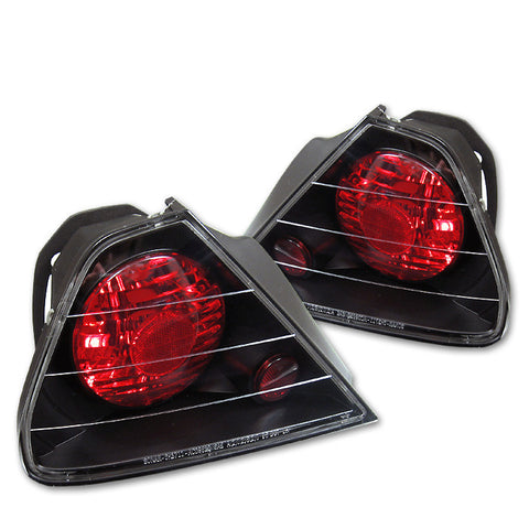 Honda Accord 98-00 2Dr Euro Style Tail Lights - Black