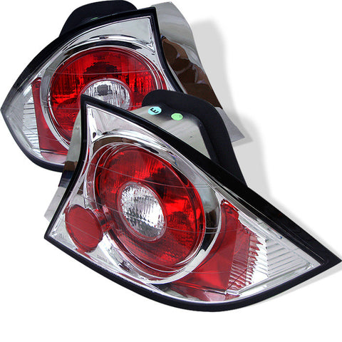 Honda Civic 01-03 2Dr Euro Style Tail Lights - Chrome