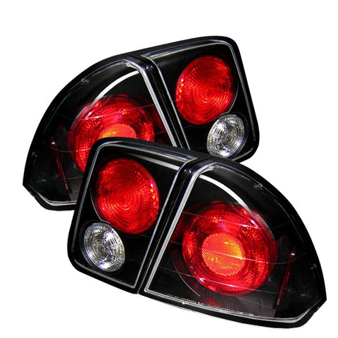 Honda Civic 01-05 4Dr Euro Style Tail Lights - Black