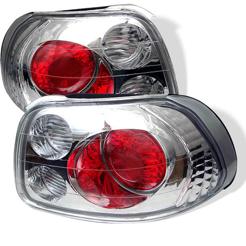 Honda Del Sol 93-97 Euro Style Tail Lights - Chrome