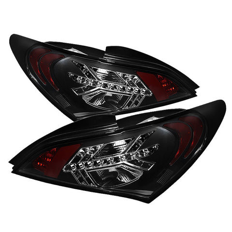Hyundai Genesis 10-12 2Dr LED Tail Lights - Black