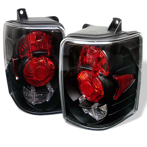 Jeep Grand Cherokee 93-98 Euro Style Tail Lights - Black