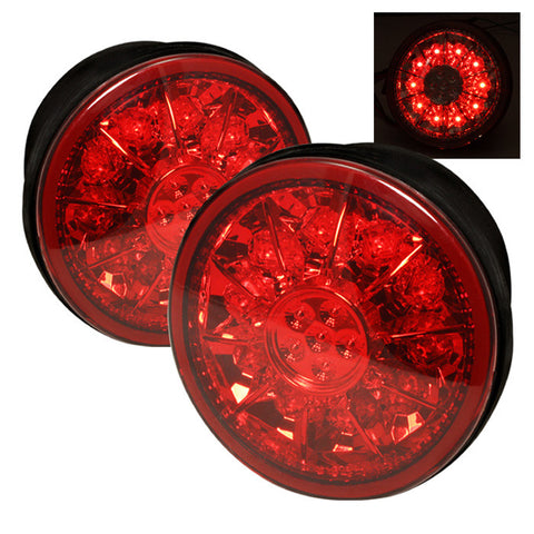 Lexus IS 300 01-03 LED Trunk Tail Lights - Red Clear