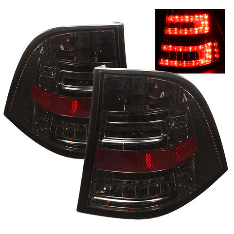 Mercedes Benz W163 M-Class ML 98-05 LED Tail Lights - Smoke