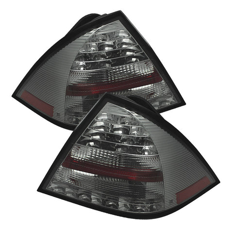 Mercedes Benz W203 C-Class 05-07 4DR Sedan LED Tail Lights - Smoke