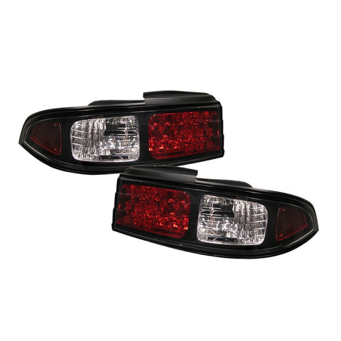 Nissan 240SX 95-98 LED Tail Lights - Black