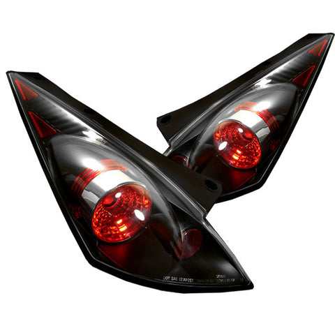 Nissan 350Z 03-05 Euro Style Tail Lights - Black