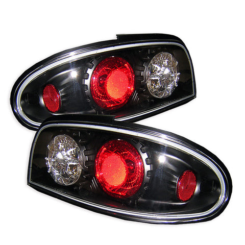 Nissan Altima 93-97 Euro Style Tail Lights - Black