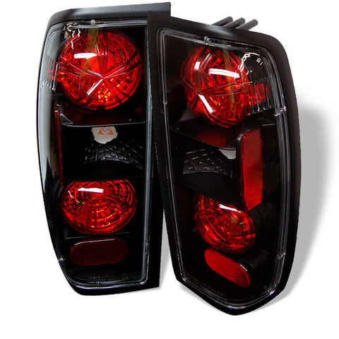 Nissan Frontier 98-00 Euro Style Tail Lights - Black