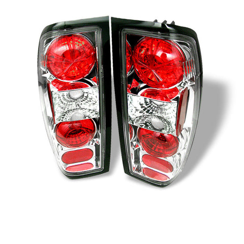 Nissan Frontier 98-00 Euro Style Tail Lights - Chrome