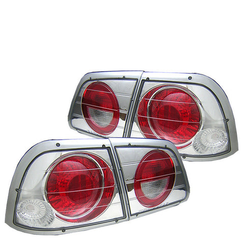 Nissan Maxima 97-99 Euro Style Tail Lights - Chrome