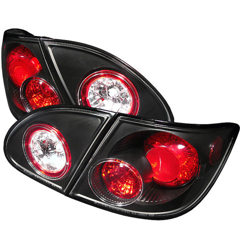 Toyota Corolla 03-08 Euro Style Tail Lights - Black