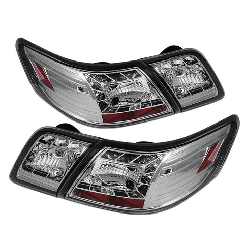 Toyota Camry 07-09 LED Tail Lights - Chrome