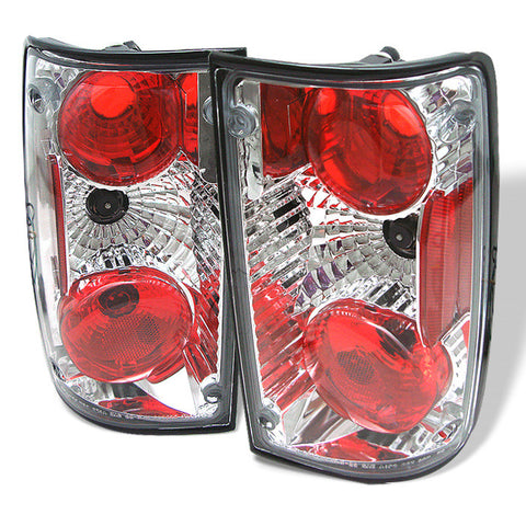 Toyota Pick Up 89-95 Euro Style Tail Lights - Chrome