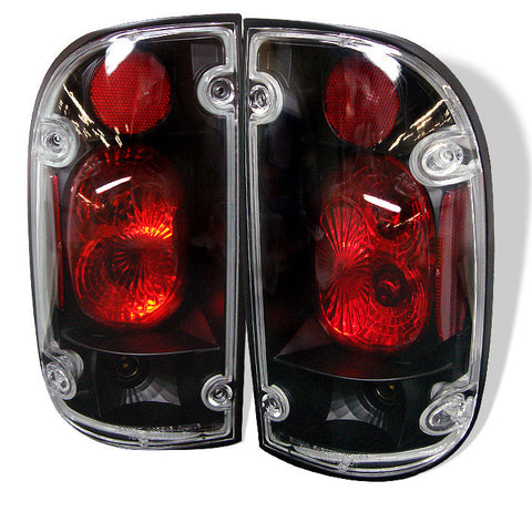 Toyota Tacoma 01-04 Euro Style Tail Lights - Black