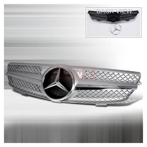 Mercedes 2003-2008 Benz W209 Clk-Class Front Grille Performance-s