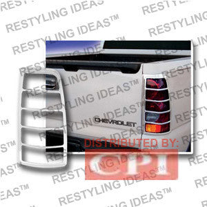 Chevrolet 2003-2006 Silverado Fleetside Chrome Tail Light Bezel Performance 1 Set Rh & Lh 2003,2004,2005,2006