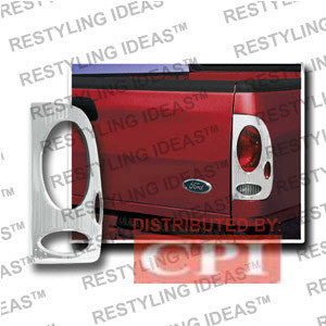 Ford 1999-2007 F250/350 Superduty Chrome Tail Light Bezel - Euro Cover Design Performance