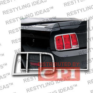 Ford 2005-2009 Mustang Chrome Tail Light Bezel Performance