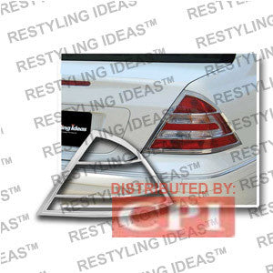 Mercedes Benz 2001-2007 C-Class (W203) Chrome Tail Light Bezel Performance 1 Set Rh & Lh 2001,2002,2003,2004,2005,2006,2007
