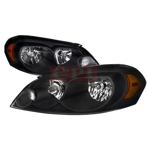 CHEVY  06-12 CHEVY  IMPALA CRYSTAL HOUSING HEADLIGHTS BLACK    2006,2007,2008,2009,2010,2011,2012