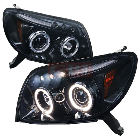 TOYOTA 03-05 TOYOTA 4RUNNER HALO LED PROJECTOR SMOKE LENS