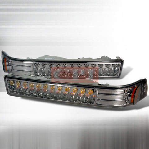 CHEVROLET 1999-2002 CHEVY SILVERADO LED TURN SIGNAL/ BUMPER LIGHTS/ LAMPS EURO   1 SET RH & LH 1999,2000,2001,2002