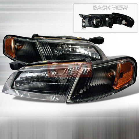 NISSAN 1998-1999 NISSAN ALTIMA HEADLIGHTS/ HEAD LAMPS +CORNER-EURO STYLE   1998,1999