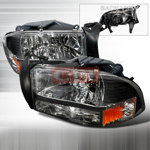 Dodge Dakota Black Headlight