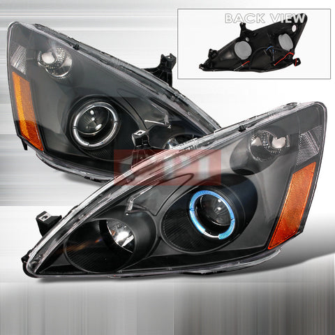 Honda 2003-2005 Honda Accord Projector Head Lamps/ Headlights-r