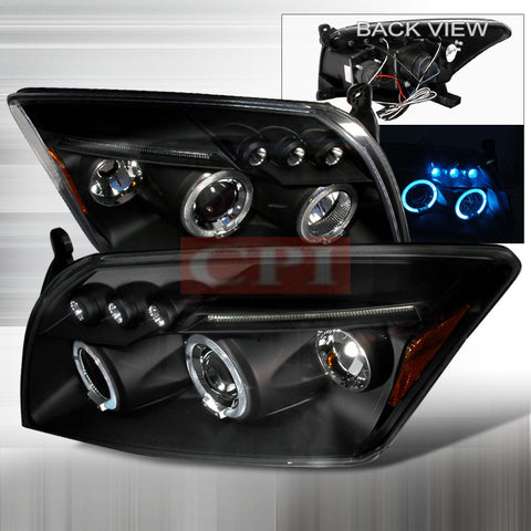 Dodge 2007-2008 Dodge Caliber Halo Projector Head Lamps/ Headlights-o