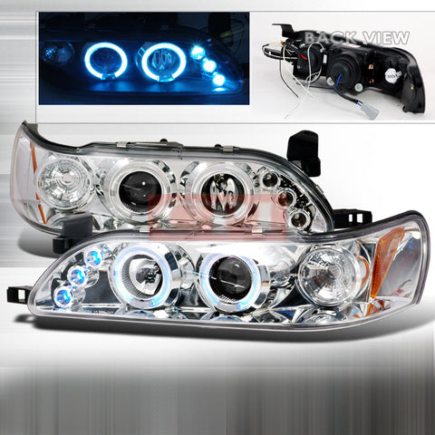 TOYOTA 1993-1997 TOYOTA COROLLA PROJECTOR HEAD LAMPS/ HEADLIGHTS 1 SET RH&LH   1993,1994,1995,1996,1997