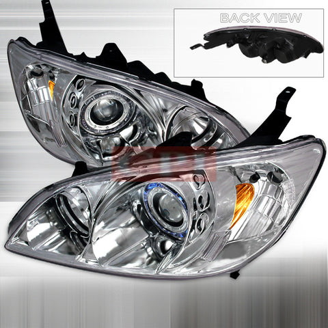 Honda 2004-2005 Honda Civic Projector Head Lamps/ Headlights-p