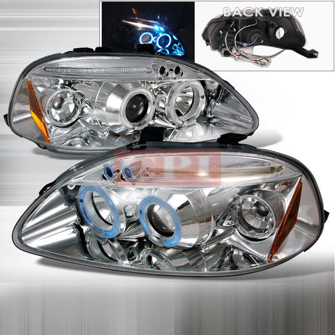 Honda 1996-1998 Honda Civic Led Projector Head Lamps/ Headlights-s