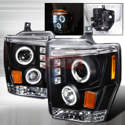 Ford 2008-2009 Ford F250/Superduty Projector Head Lamps/ Headlights-h