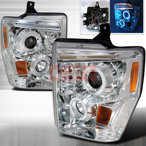 Ford 2008-2009 Ford F250/Superduty Projector Head Lamps/ Headlights 1 Set Rh&Lh Performance 2008,2009-v