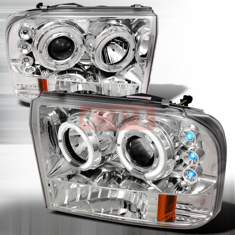 Ford 1999-2004 Ford F250 Projector Head Lamps/ Headlights Led-v