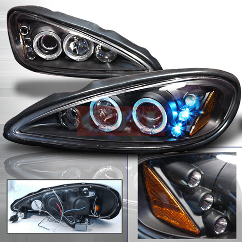 Pontiac 1999-2005 Pontiac Grand Am Halo Projector Head Lamps/ Headlights-k