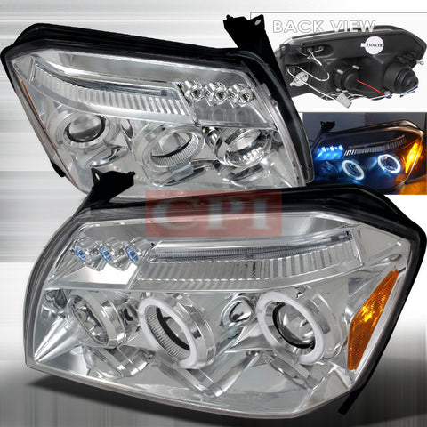 DODGE 2005-2006 DODGE MAGNUM PROJECTOR HEAD LAMPS/ HEADLIGHTS 1 SET RH&LH   2005,2006