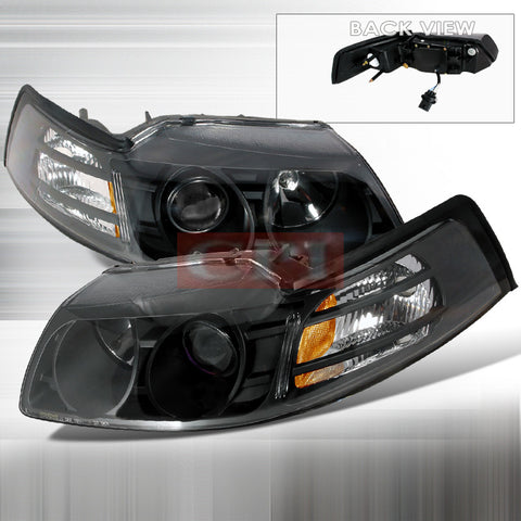 Ford 1999-2004 Ford Mustang Projector Head Lamps/ Headlights-a