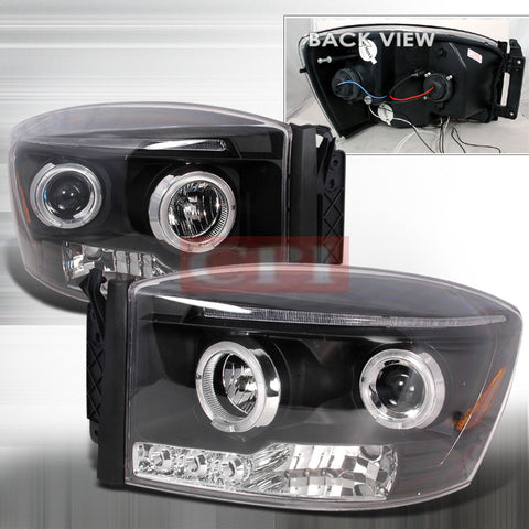 Dodge 2006-2008 Dodge Ram Projector Head Lamps/ Headlights 1 Set Rh&Lh Performance 2006,2007,2008-h