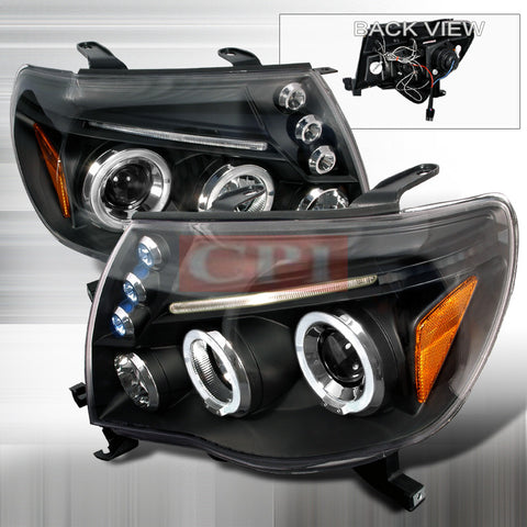 Toyota 2005-2007 Toyota Tacoma Halo Led Projector Head Lamps/ Headlights-p