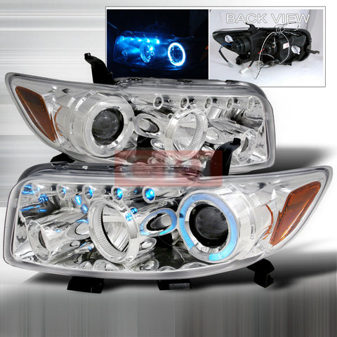 SCION 2008-2009 SCION XB HALO PROJECTOR HEAD LAMPS/ HEADLIGHTS 1 SET RH&LH   2008,2009