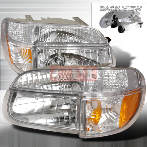 FORD 1995-2001 FORD EXPLORER HEADLIGHTS/ HEAD LAMPS+CORNER-EURO STYLE   1995,1996,1997,1998,1999,2000,2001