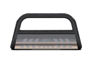Chevrolet Silverado 2500 Hd 07-10 Chevrolet Silverado 2500 Hd Black Bull Bar 3Inch With Stainless Skid Grille Guards & Bull Bars Stainless
