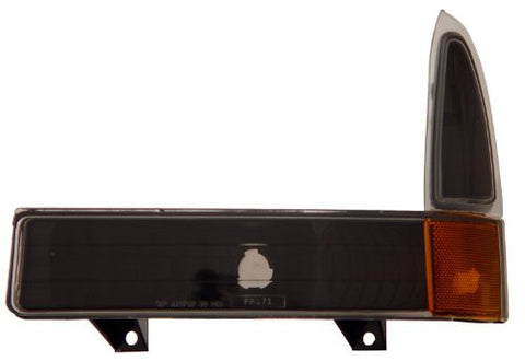 Ford Excursion 00-05/Super Duty 99-04 Front Front Bumper / Park Signal Lamps/Lights/ Black Amber Euro Performance